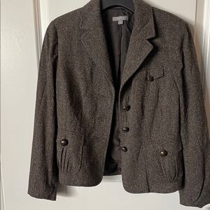 Brown Tweed Blazer